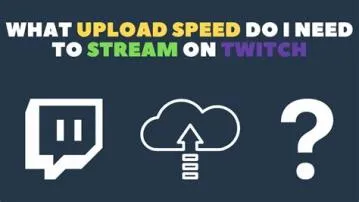 How much upload speed do i need to stream 1080p 60fps?