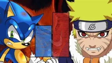 Is naruto faster than sonic?