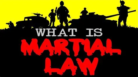 What is another word for martial law