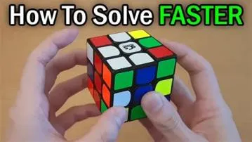 How to make a cheap rubiks cube faster?