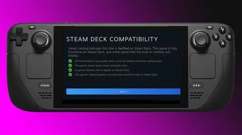 How do i know if a game is steam deck verified