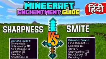 Is smite 5 good or sharpness 5?