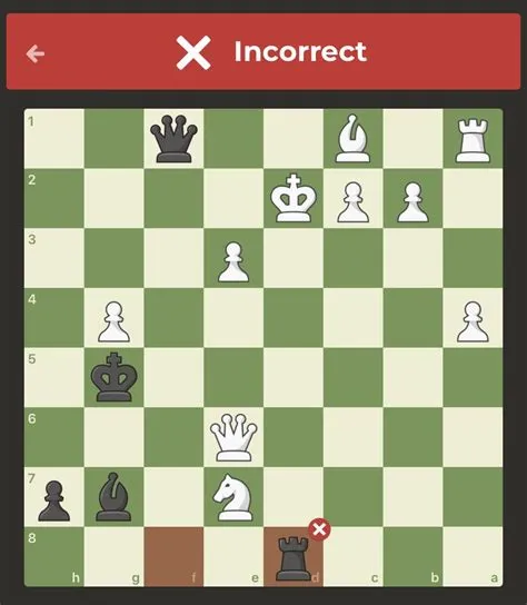 How many wrong moves allowed in chess