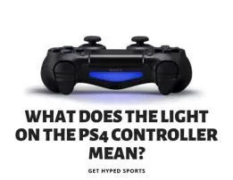 What do the different colors on the ps4 controller light mean?