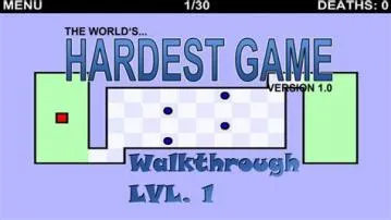 What is the hardest level in worlds hardest game?