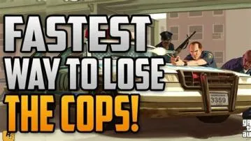 What is the fastest way to lose the cops in gta?