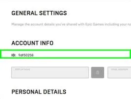 Can i find my epic games email with my epic account id?