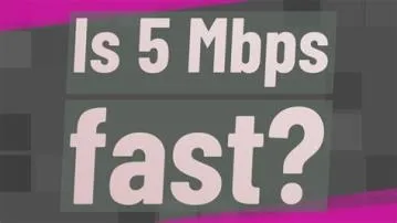 Is 50 mbps fast ps5?