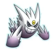 What is a white mega gengar?