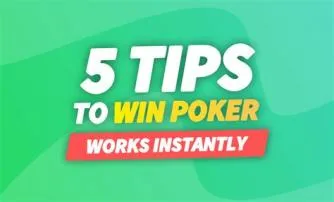 How to win poker fast?