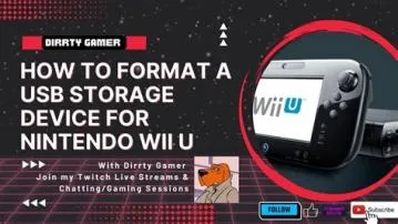 What usb formats can the wii read?