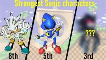 Who is the number 1 strongest sonic character?