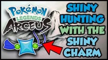 What are the odds of getting a shiny with the shiny charm legends arceus?