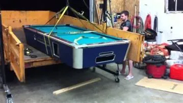 Can you move a pool table by just taking off the legs?