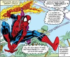 Is spider-man afraid of venom?