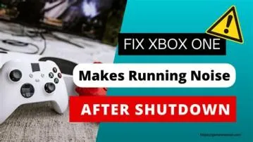 Why is my xbox one fan still running after shutdown?