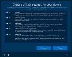 Why i can t change my privacy settings on microsoft account?