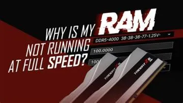 Is it ok to run ram at full speed?