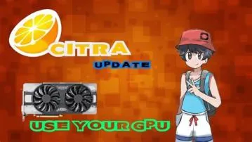 How to use gpu in citra?