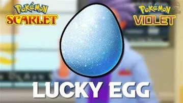 How many lucky eggs are in violet?