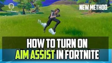 Can you turn on aim assist?