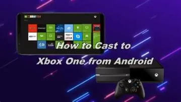 How do you screen cast to an xbox?