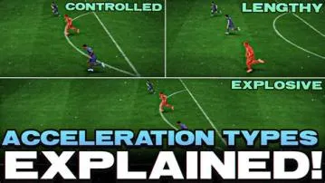 What are the acceleration types in fifa 23?