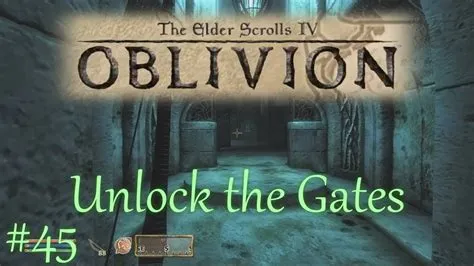 How do you unlock oblivion