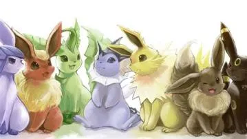 What are the 8 unique eevee evolutions?