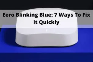 Why does blue light blink?