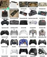 What are the three types of game controllers?