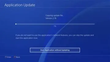 Why does playstation need to copy update files?