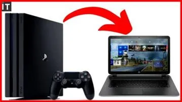 Can you play a ps4 game on a laptop?