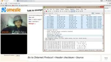 How to track ip address on omegle?