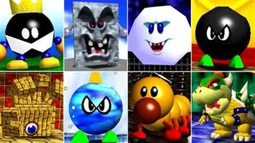 How many bosses are there in mario 64?