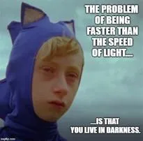 Is sonic faster than the speed of light?