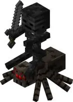 Can wither skeletons ride spiders?