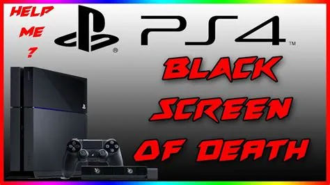 Can a ps4 black screen of death be fixed