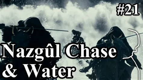 Why do the nazgul fear water