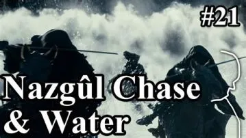 Why do the nazgul fear water?