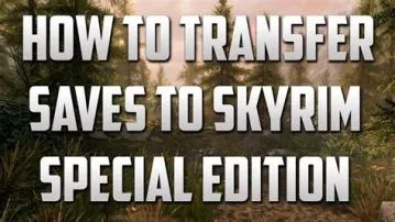 Can you transfer skyrim save to anniversary edition?