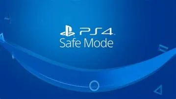 Why would a playstation go into safe mode?