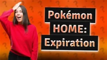 Does pokémon home expire?