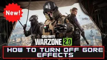 Can you turn off blood in warzone 2?