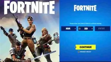 What is the minimum age for epic games fortnite?