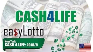 How many numbers do you need to win cash4life ny?