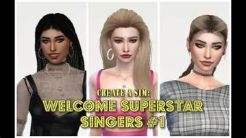 Can sims become singers?