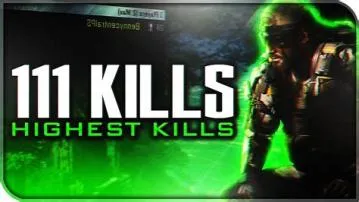 What is the highest kills on black ops 2?
