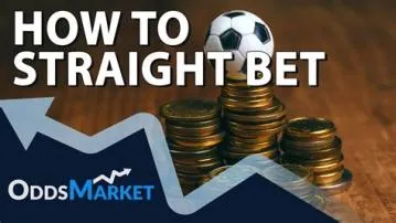 Can you cash out a straight bet?