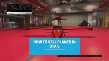 Why cant i sell my planes in gta?